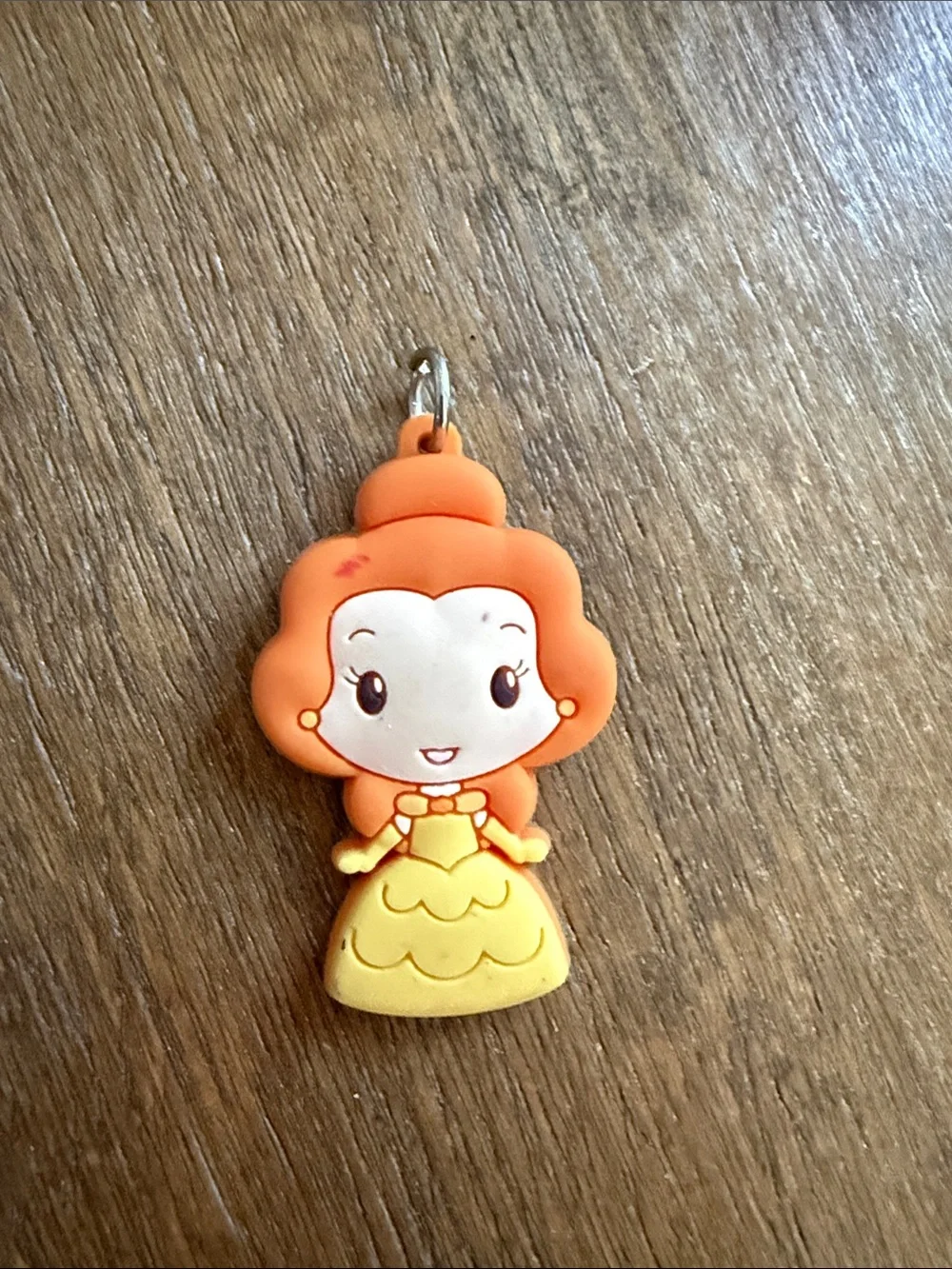 Disney Belle key charm - flat plastic
